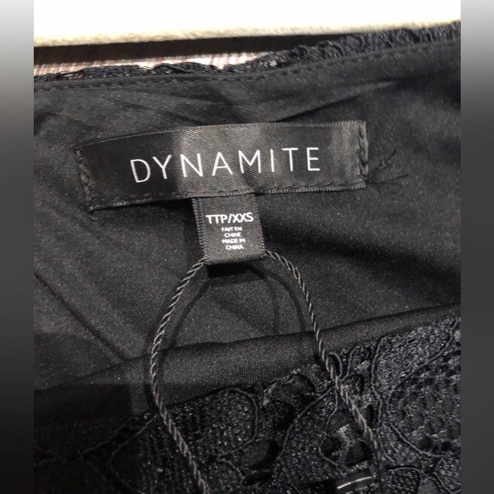 BNWT Dynamite Women’s Elegant Black Lace Dress - XXS - Picture 4 of 11